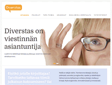 Tablet Screenshot of diverstas.fi